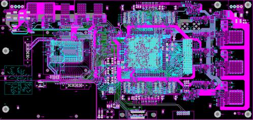 高速数据采集PCB图